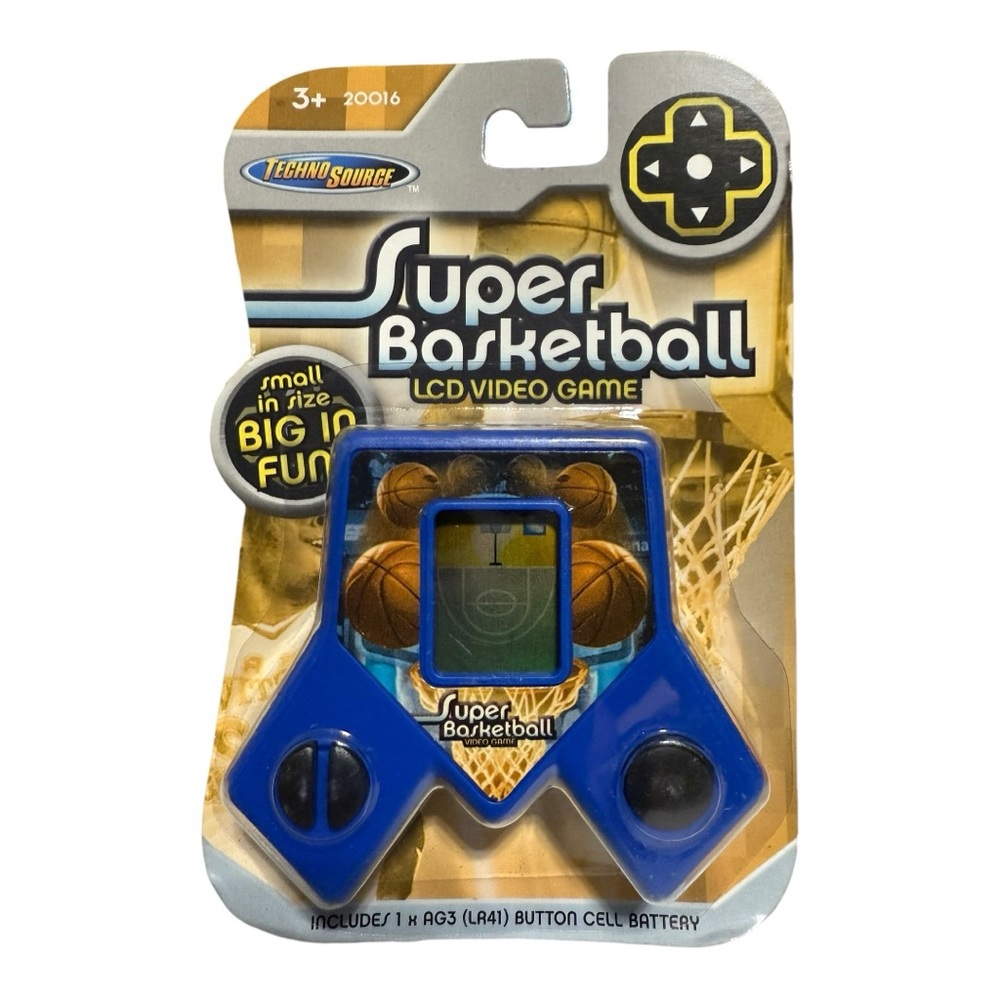 Vintage Super Basketball LCD Game by Techno Source Pocket Size